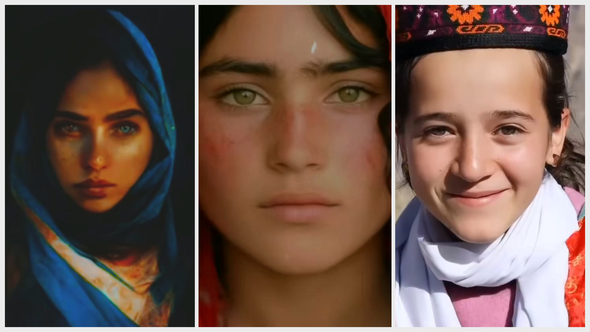 Fresque mosaïque — visages des peuples du monde iranien (Iranica)