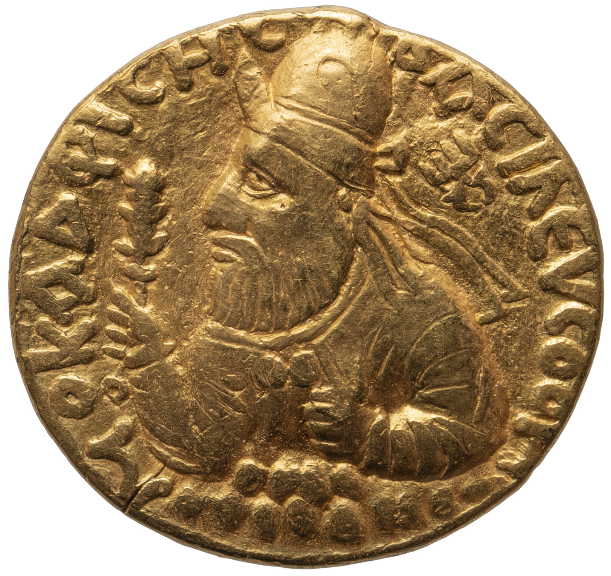 Monnaie d'or d'un souverain de l'Iran ancien