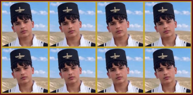 Sahand Naseri — l&rsquo;enfant bakhtiari au Farvahar, tombé sous les balles du régime